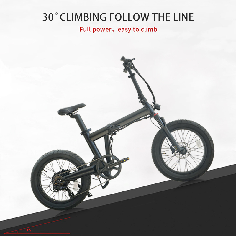 High quality 48v forever folding bicycle fat tire ebike electric bike for children with Seat post battery