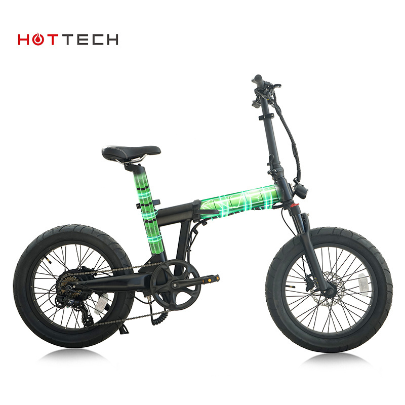 High quality 48v forever folding bicycle fat tire ebike electric bike for children with Seat post battery