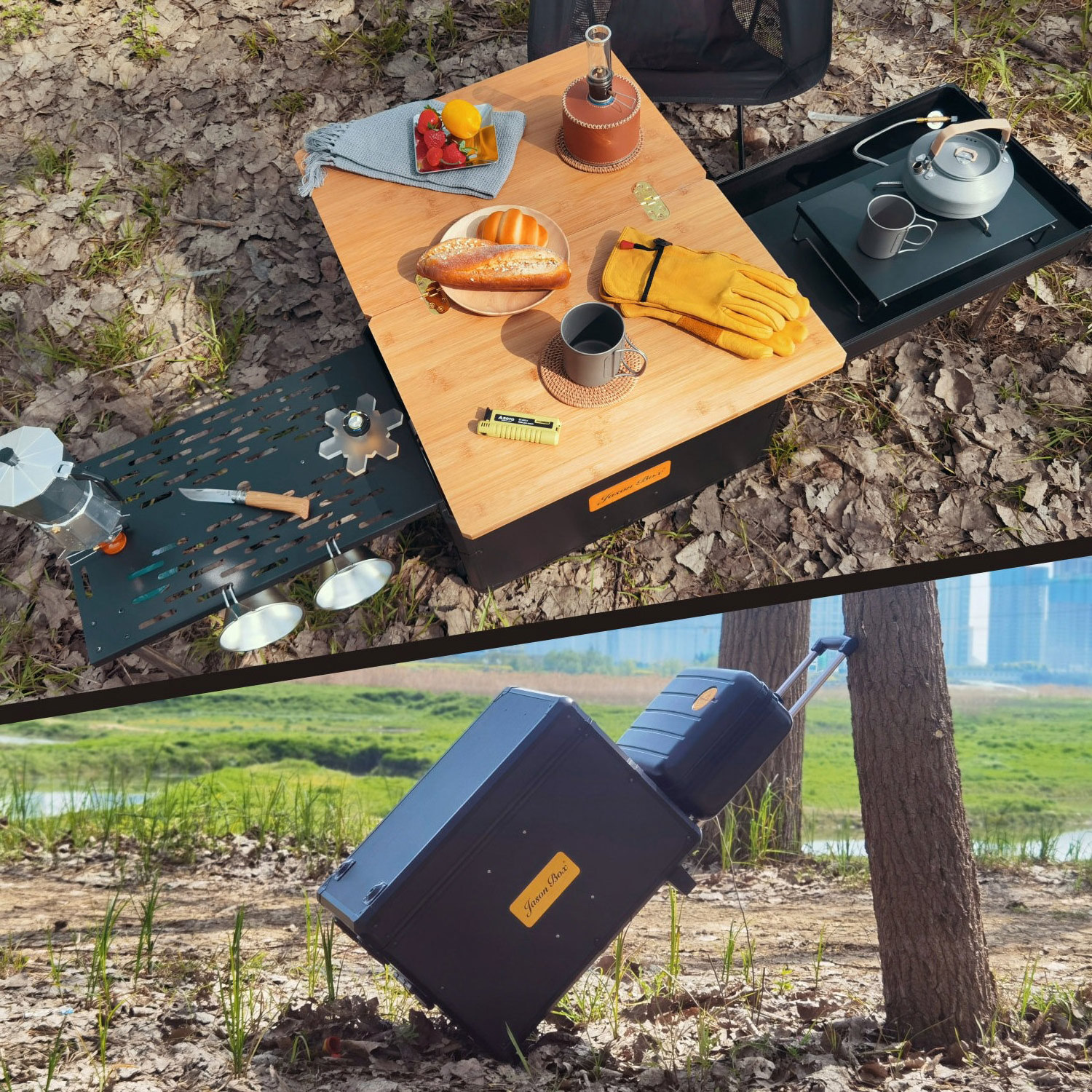 2023 Top Seller outdoor camping cookware four season  portable camping outdoor kitchen