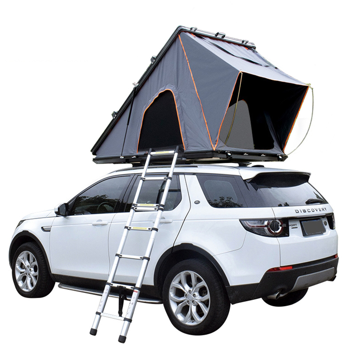 Custom logo Camping Aluminum Roof Top Tent Car Rooftop Tent Triangle Clam Shell Top Roof Tent