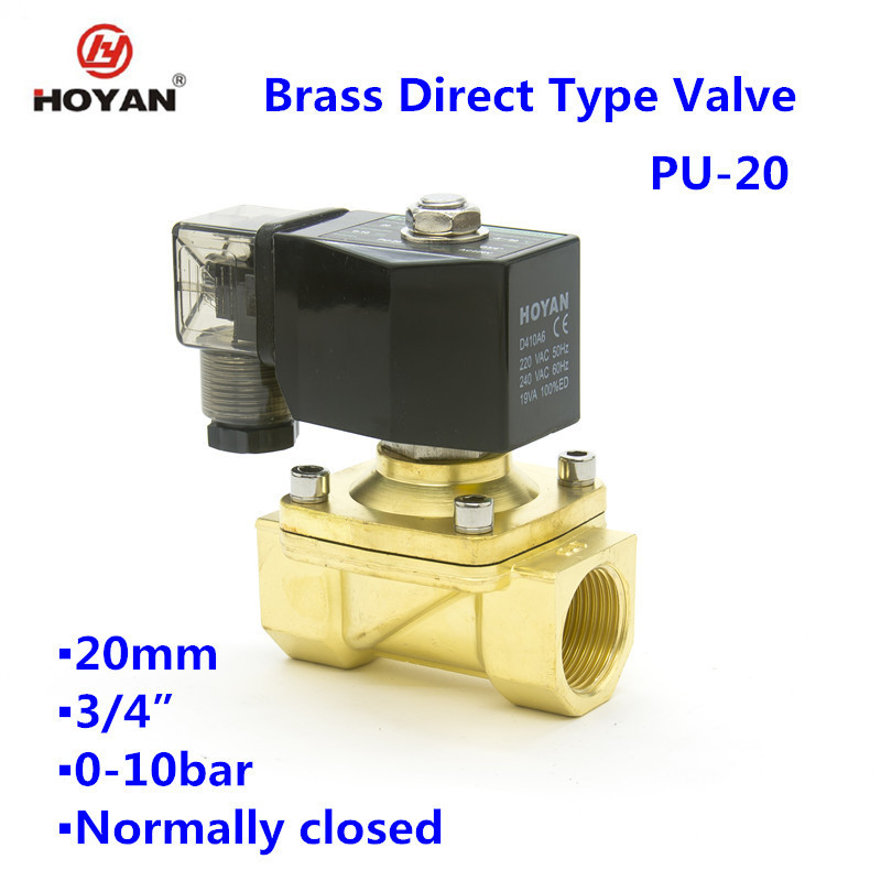 HOYAN PU-20 General Irrigation Solenoid Valve Normally Closed 3/4