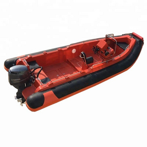 RIB580D boat 5.8meter fishing fiberglass pontoon boat