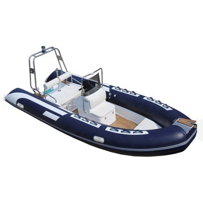 CE 4.8M China Rescue  Patrol Fiberglass V Hull RIB Boat 480 For Sale