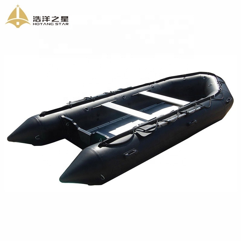 Factory Wholesale Paddles Heavy Duty Army Green Air PVC Inflatable Boat