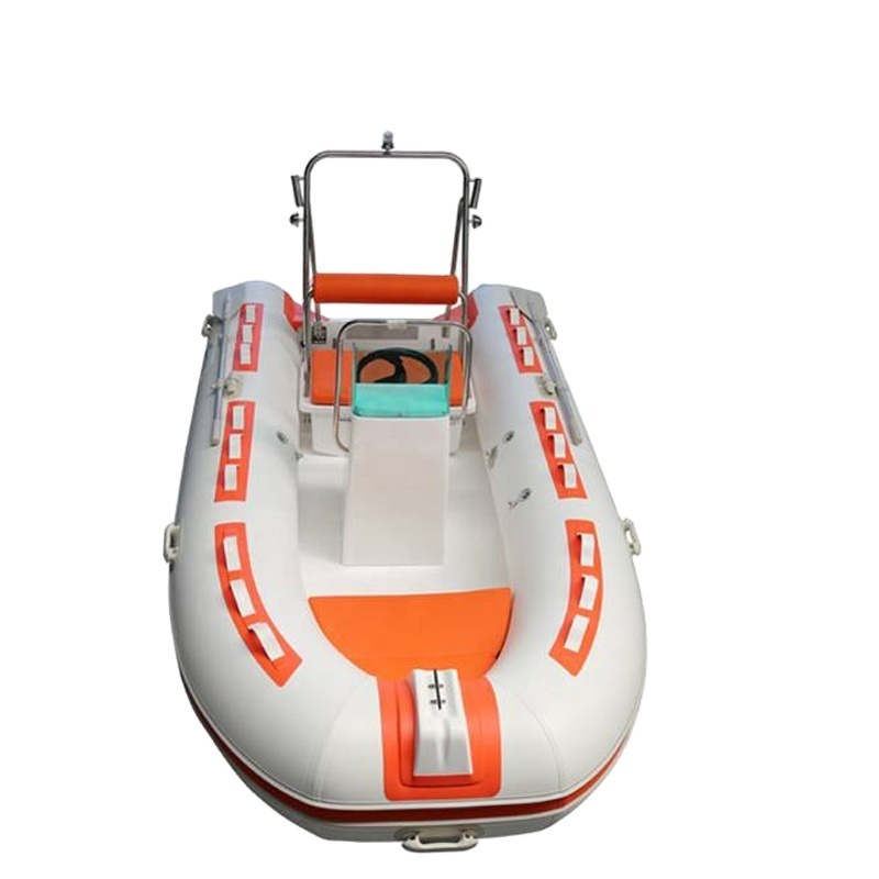 Rib360 Hypalon Inflatable Boat With Stainless Steel Guard Bar And Boat Rod Holder