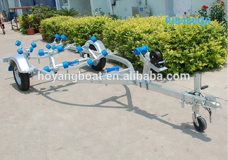 Galvanized Boat Trailer for fiberglass boat cheap price