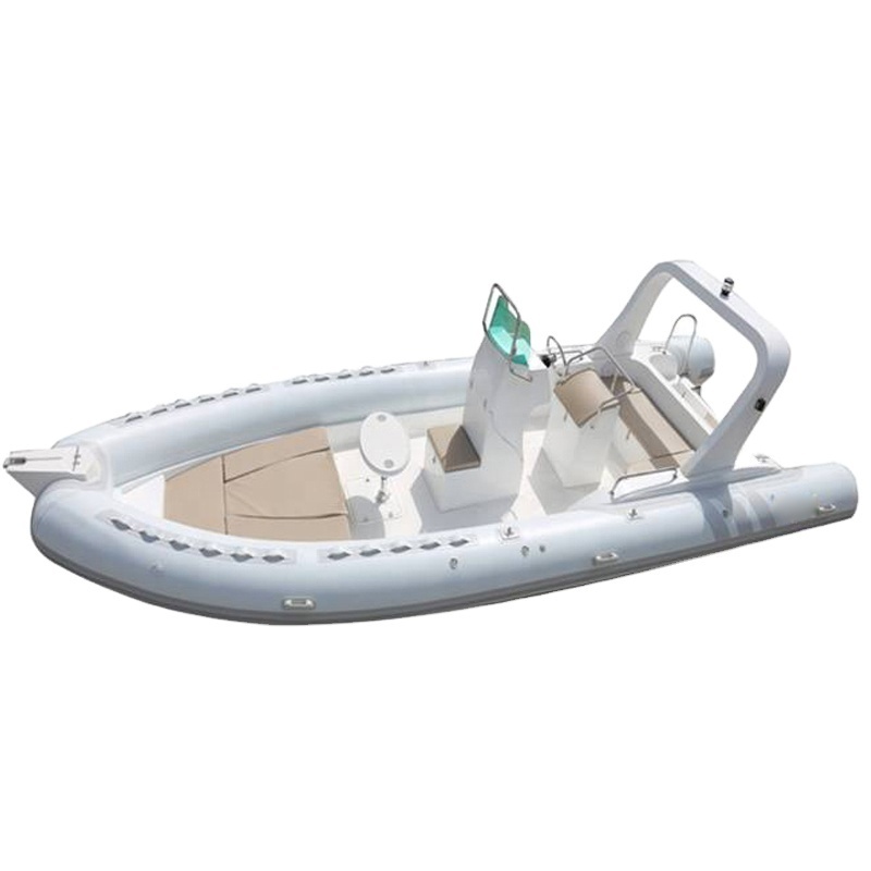 Custom 13 Person Electric RIB 760 Inflatable Boat With Steering Wheel