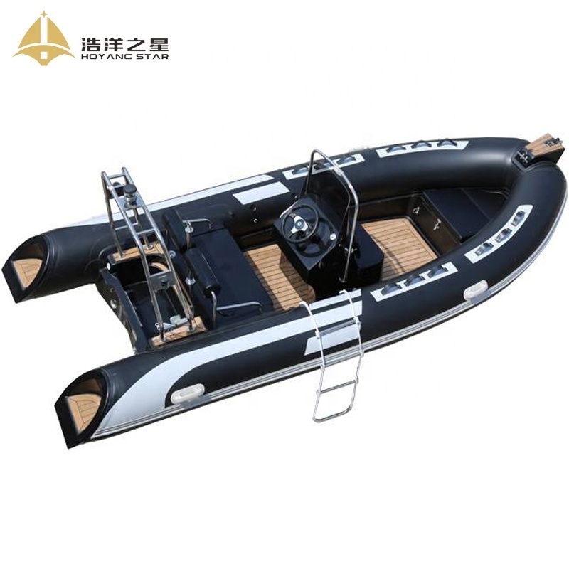 CE 4.8M China Rescue  Patrol Fiberglass V Hull RIB Boat 480 For Sale