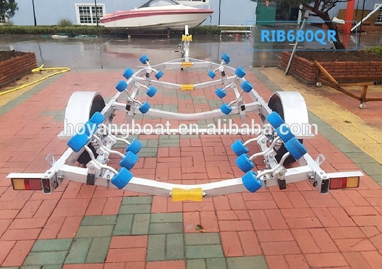 Galvanized Boat Trailer for fiberglass boat cheap price