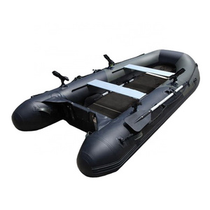 Factory Wholesale Paddles Heavy Duty Army Green Air PVC Inflatable Boat