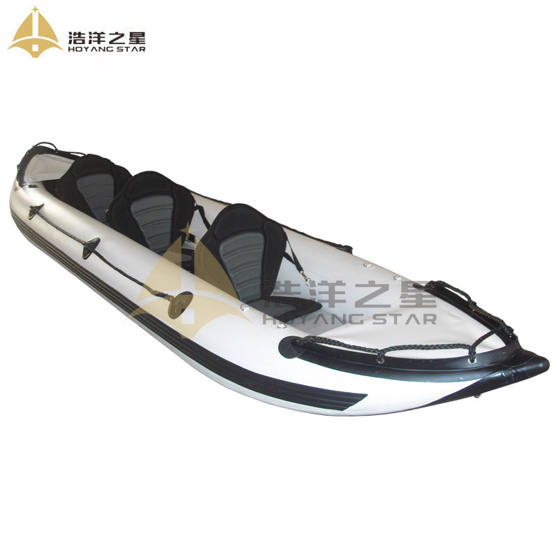 3 persons Canoe Inflatable Kayak Fishing kayak