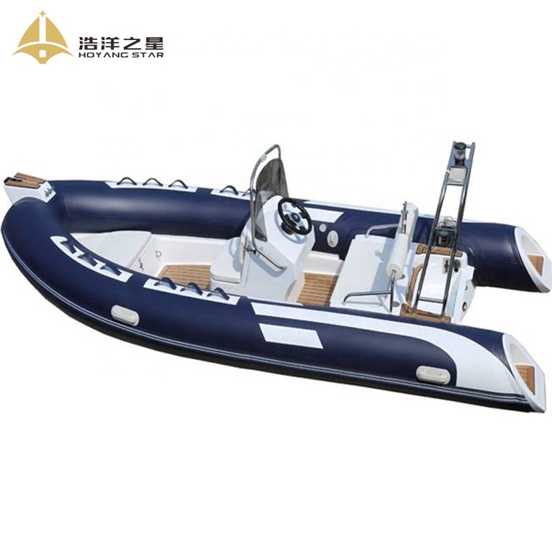 CE 4.8M China Rescue  Patrol Fiberglass V Hull RIB Boat 480 For Sale