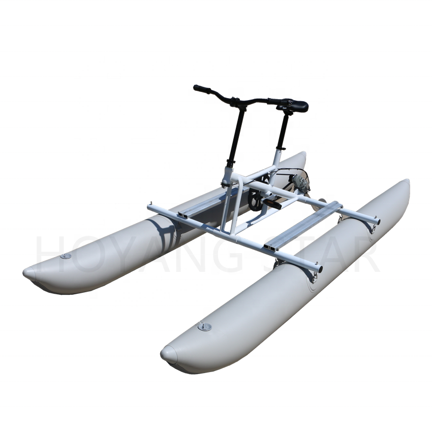 Light Gray New Water Entertainment Products Portable inflatable  Water Bike