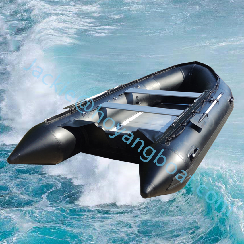 2021 All Black Inflatable Boat Inflatable Sailing Catamaran Inflatable Boat