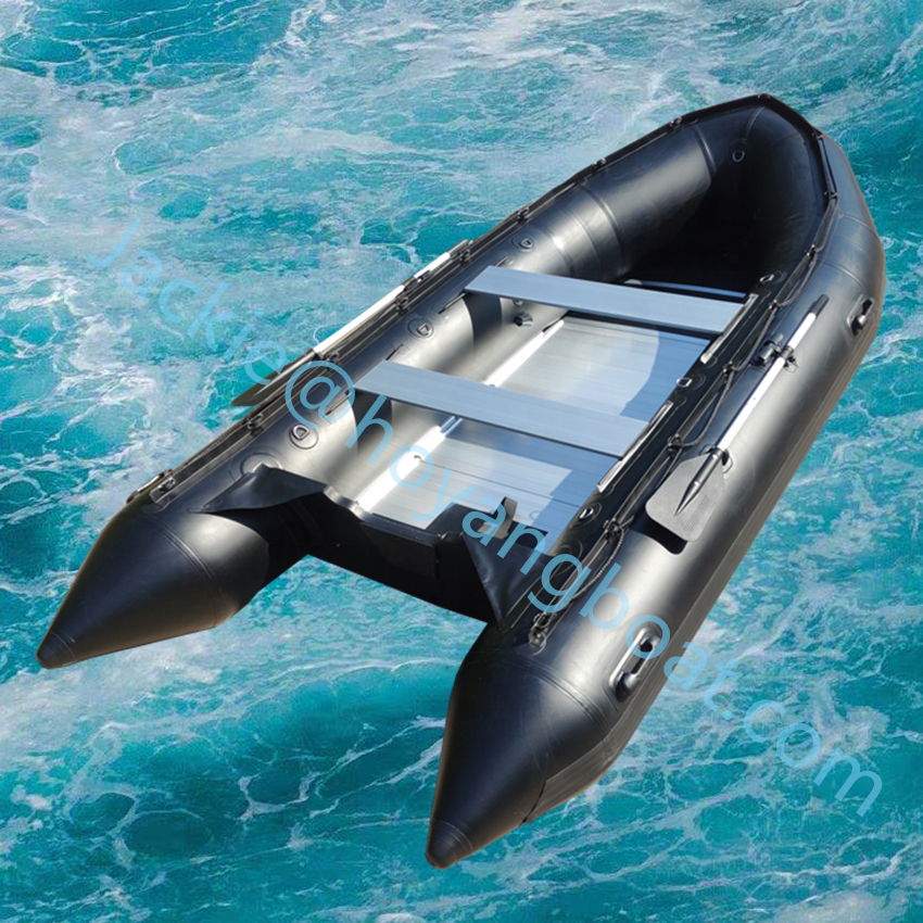 2021 All Black Inflatable Boat Inflatable Sailing Catamaran Inflatable Boat