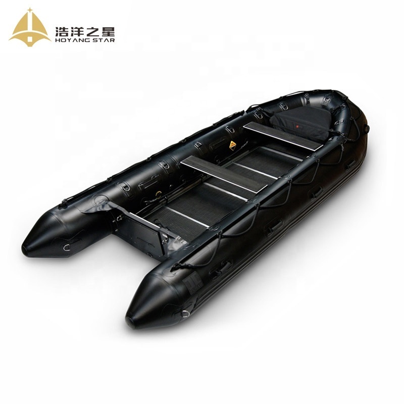 Factory Wholesale Paddles Heavy Duty Army Green Air PVC Inflatable Boat