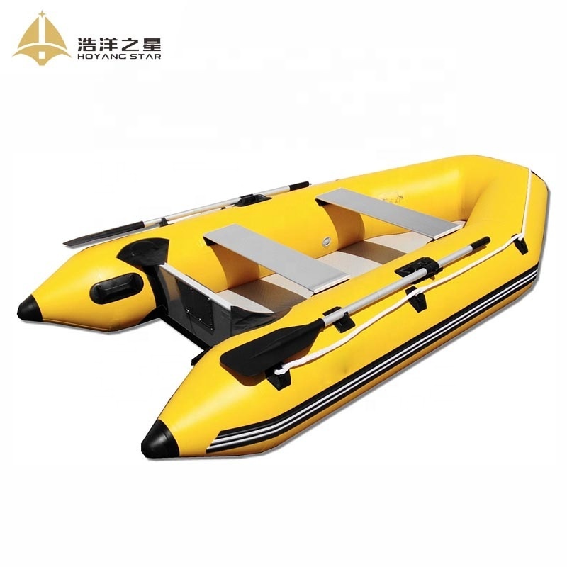 High Quality 4-People Inflatable Paddle Rowing Boat