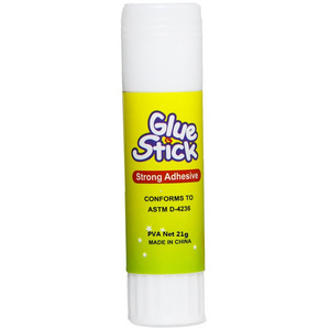 High quality  white color non toxic 21g PVA OEM glue stick