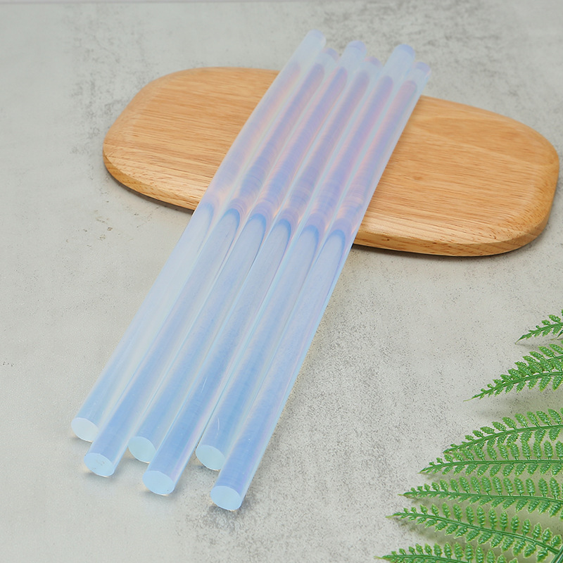 Transparent Hot Melt Glue Stick Transparent Thin Silicone Bars 7mm Hot Glue Stick for Crafts