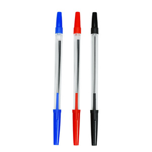 Ballpoint Pen 1.0mm Promotional Stick Ballpen Back to School Pen Manufacturer Wholesale Simple Cheap Plastic Office & School