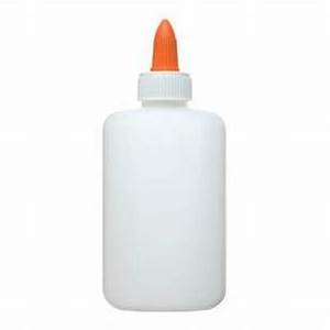 washable non-toxic school white glue in white bottle fast dry white glue