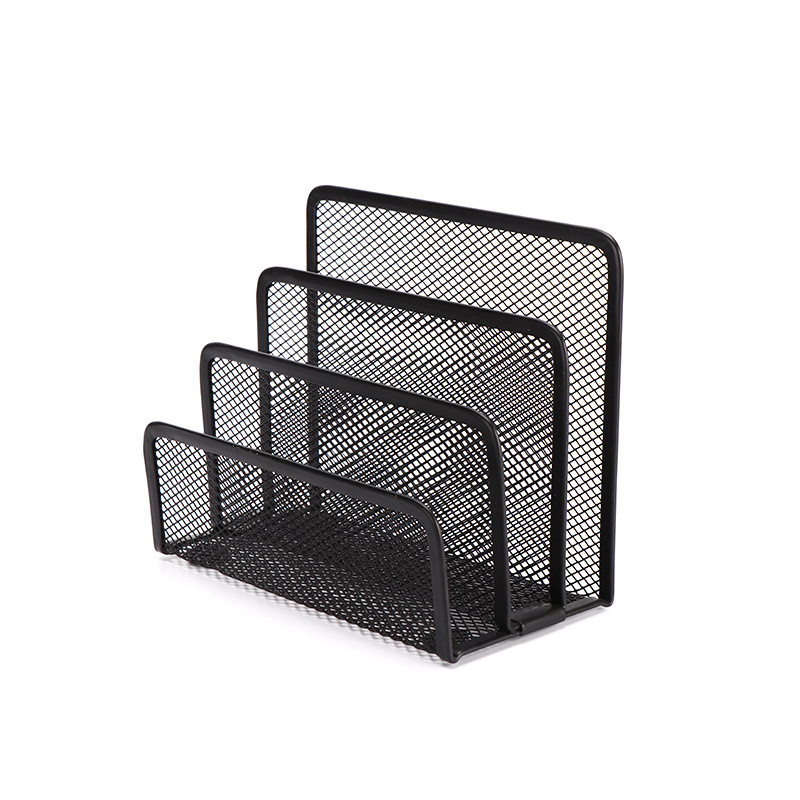 High quality wholesale office stationery metal mesh wire desk organizer ,letter sorter and mesh pen holder