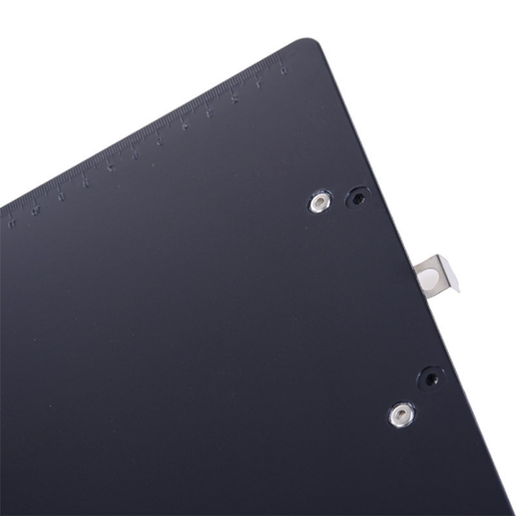 promotion goods office flat normal clip A4 letter size PS plastic clip board folding clipboard A6