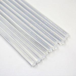 Transparent Hot Melt Glue Stick Transparent Thin Silicone Bars 7mm hot glue sticks clear