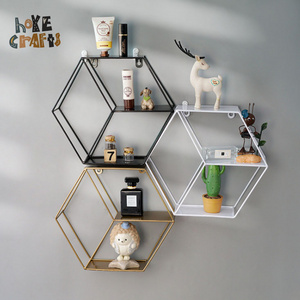 Decoration Industrial Floating Hanging Wall Shelves Storage Racks