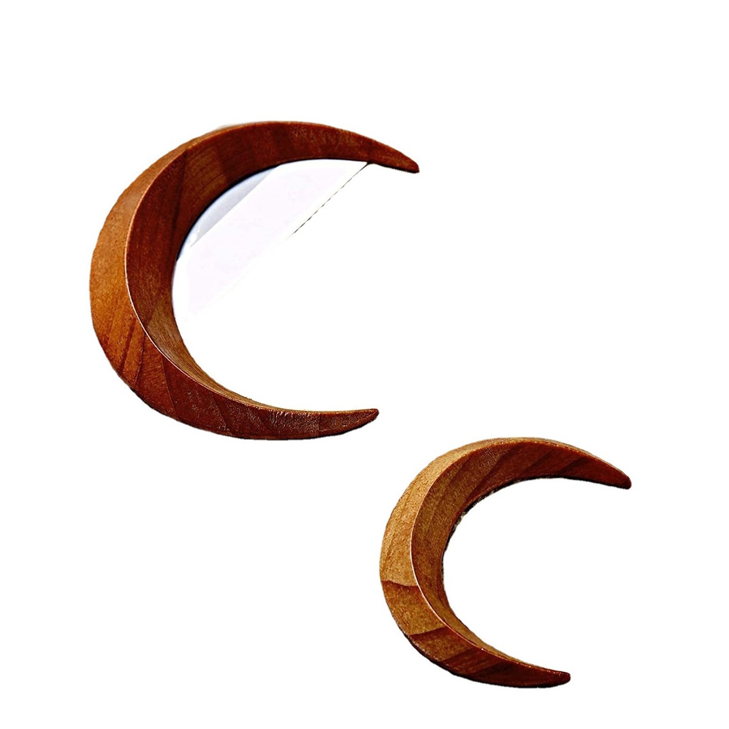 HOYE CRAFTS fashion moon Hair Clip Hair Styling Pins wooden Moon Hairpin