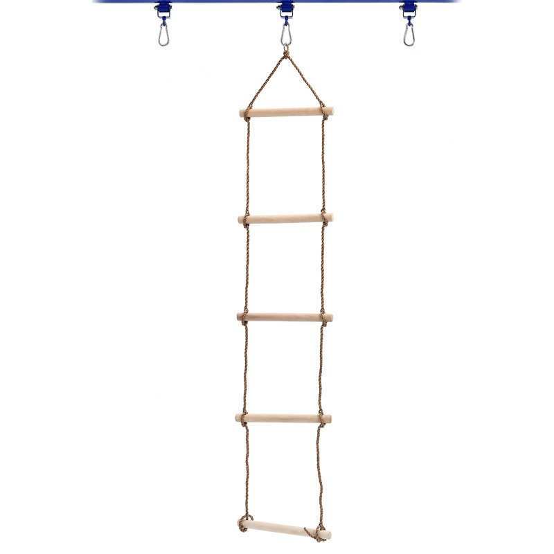 HOYE CRAFTS climbing rope ladder climbing swing wooden ladder tree swing for backyard