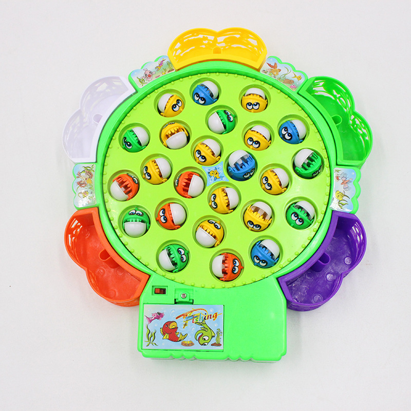 New Design Children Catching Fish Game Rotating Board Magnetic Fishing Game for Kids