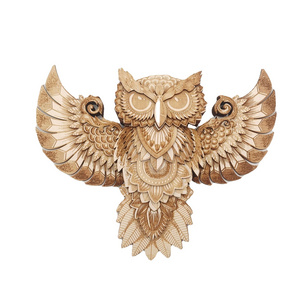 HOYE CRAFTS Wall Art Ornaments Hanging Wall decor for home wooden owl wall decor