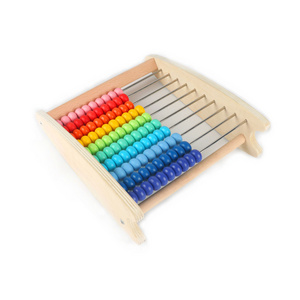 Early Educational Popular Wooden Abacus Toy Children Learning Wooden Counting Frame