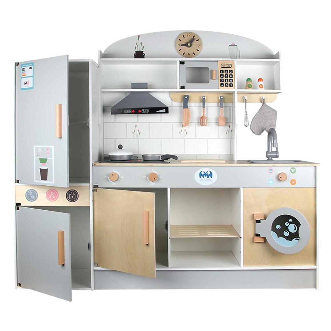 HOYE CRAFTS kids role play cooking game wooden kitchen refrigerator set kids refrigerator kitchens