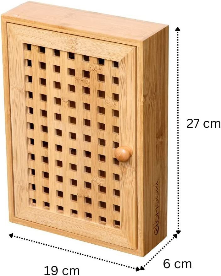 Hoye Crafts Natural Entrance Wall Shelf Natural Porch Organizer High Quality Wall Storage Box