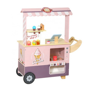 New Style Ice Cream Shop Play Set Mini Kitchen Car Ice Cream Truck Toys