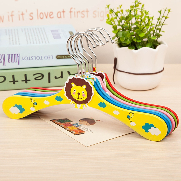 custom logo animal cow wood hanger for children bedroom