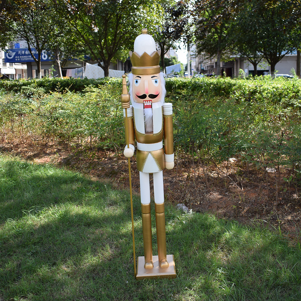 life size nutcracker 1.2 m wholesale Christmas decor wooden nutcracker