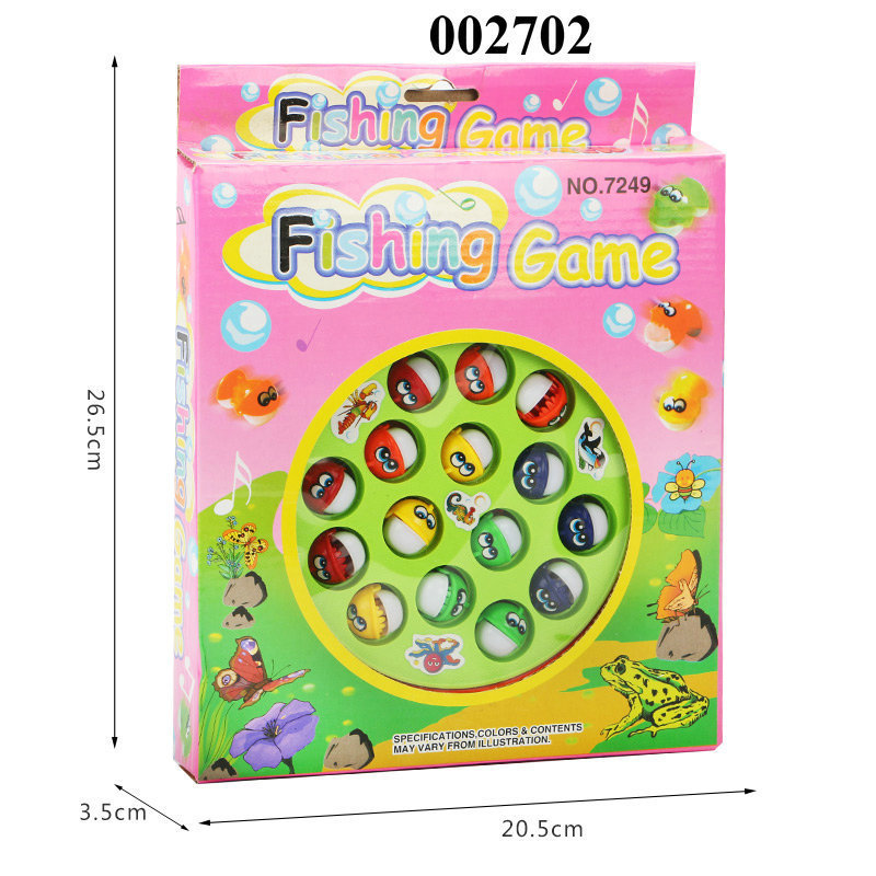 New Design Children Catching Fish Game Rotating Board Magnetic Fishing Game for Kids