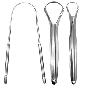 Stainless Steel Personal Care Tongue Cleaner Tongue Hygiene Product useful home use Tongue Scraper