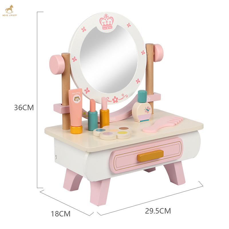 Girl princess dressing table children's simulation baby dressing table wooden toys