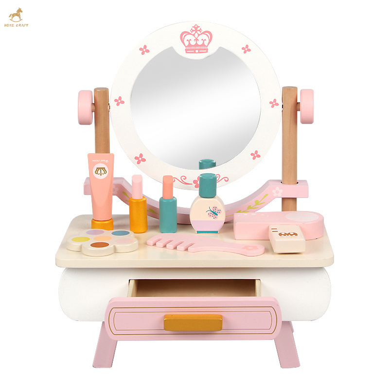 Girl princess dressing table children's simulation baby dressing table wooden toys