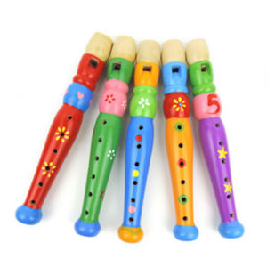 HOYE Hot Selling Woodwind Musical Instruments Wooden Horn Hooter Kids Gifts Wooden Flute