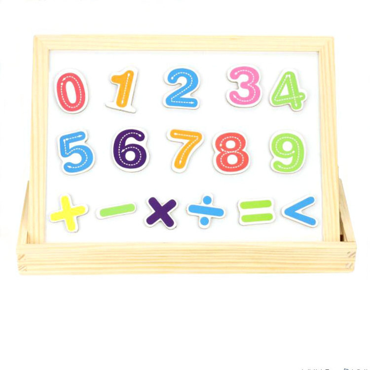 Magnetic jigsaw puzzle Montessori Magnetic Puzzle Wooden magnetic drawing board