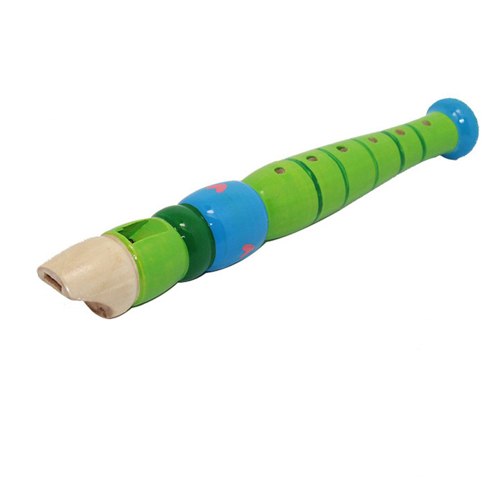 HOYE Hot Selling Woodwind Musical Instruments Wooden Horn Hooter Kids Gifts Wooden Flute