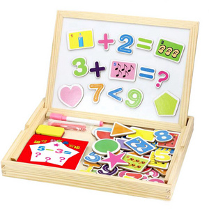 Magnetic jigsaw puzzle Montessori Magnetic Puzzle Wooden magnetic drawing board