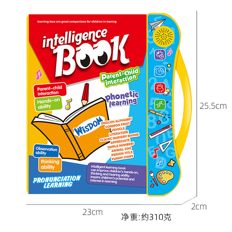 Educational Books English Letters Words Learning Machine Sounding Books for Kids