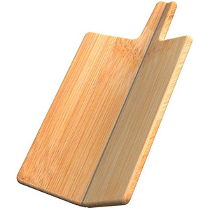 Wholesale folding bamboo chopping board with handle chopping block Folding wooden cutting   board for kitchen