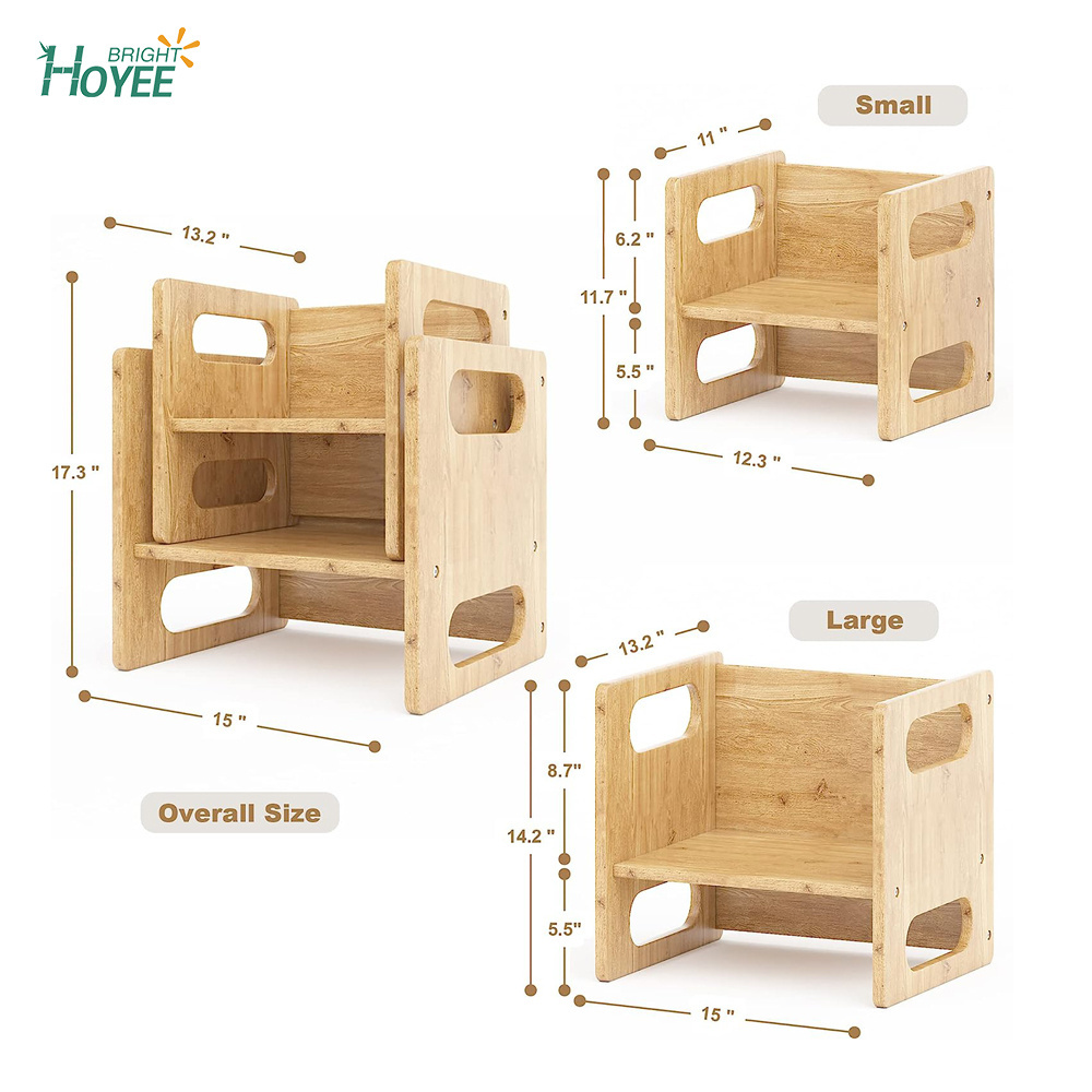 Montessori Weaning Table and Chair,Real Hardwood, Desk for Toddler Reading,Snack Time,Playroom